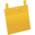 Pochette à documents l.210xH148 mm format DIN A5 paysage avec 2 longuettes jaune