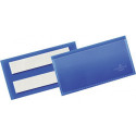 Pochette à étiquettes l.100xH38 mm bleu autocollant 50 pièces/paquet DURABLE