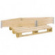 Cadre de rehausse pour palette L1200xl800 mm 4 charnières hauteur utile 200 mm résineux