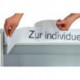 Bandes d’inscription pour barre de titres l.800xH100 mm UE 2 pièces EICHNER