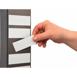 Porte-étiquette magnétique l.70xH30 mm UE 25 pièces EICHNER