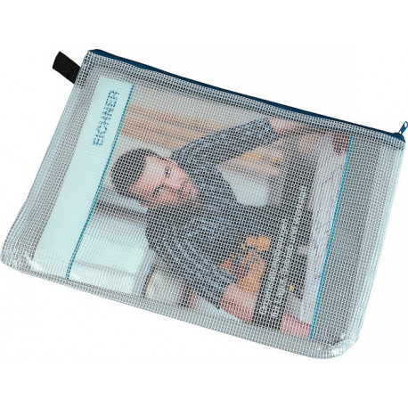 Sachet avec fermeture l.240xL340 mm avec fermeture éclair bleue EICHNER (Par 10)