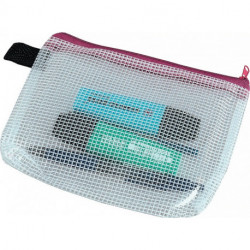 Sachet avec fermeture l.130xL180 mm avec fermeture éclair violette EICHNER (Par 10)