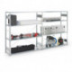 Rayonnage à grands compartim. à emboîter H2000xl1700xP400 mm étagère d’extension