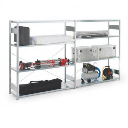 Rayonnage à grands compartim. à emboîter H2000xl1700xP500 mm étagère d’extension