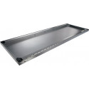 Tablette l.1700xP400 mm capacité de charge 200 kg acier argent galvanisé pour rayonnage grand volume 2 pièces/UE META