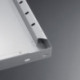Tablette l.1000xP300 mm capacité de charge 150 kg tôle d’acier argent galvanisé pour étagères à emboîter 2 pièces/UE META