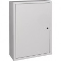 Armoire à suspendre H750xB500xT200 mm tôle pleine, 1 fond tôle d’acier gris clair, RAL 7035/gris clair,RAL 7035
