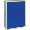 Armoire à suspendre H750xB500xT200 mm tôle pleine 1 fond tôle d’acier gris clai