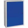 Armoire à suspendre H750xB500xT200 mm tôle pleine 1 fond tôle d’acier gris clai