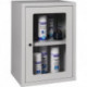 Armoire à suspendre H600xl400xP300 mm fenêtre, 1 fond tôle d’acier gris clair, RAL 7035/gris clair,RAL 7035