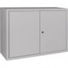Armoire à suspendre H600xl800xP300 mm tôle pleine 1 fond tôle d’acier gris clai