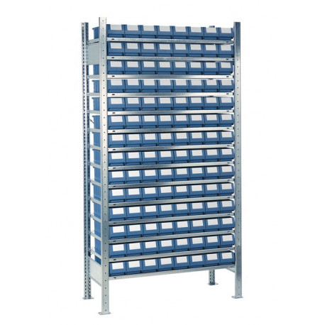 Étagère à emboîter H2000xl1000xP500 mm étagère de base 14 supports en acier 112