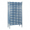 Étagère à emboîter H2000xl1000xP400 mm étagère d’extension 14 supports en acier