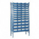 Étagère à emboîter H2000xl1000xP400 mm étagère d’extension 12 supports en acier