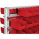 Rail d'accrochage longueur 1010 mm galvanisé adapté à étagère à poser/murale 4 p