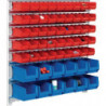 Jeu de boîtes de rangement ouvertes acier galvanisé H1000xl1010xP180 mm avec boî
