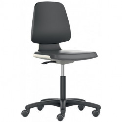Chaise d’atelier pivotante Labsit rouleaux coque de siège anthracite tissu Super