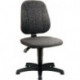 Chaise d’atelier pivotante Unitec patin rembourrage tissu gris 440-620 mm BIMOS