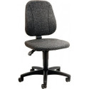 Chaise d’atelier pivotante Unitec rouleaux rembourrage tissu gris 440-620 mm BIMOS