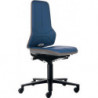 Chaise d’atelier pivotante Neon rouleaux sans élément rembourrage gris 450-620 m