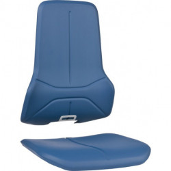 Rembourrage de remplacement mousse structurée bleue adapté pour siège et dossier BIMOS
