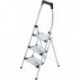 Escabeau pliant marche plateforme y comp. 3 hauteur de la plate-forme 730 mm alu