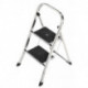 Escabeau pliant marche plateforme y comp. 2 hauteur de la plate-forme 460 mm aluminium avec marches en acier HAILO