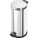 Poubelle à pédale 18 l D280xH530 mm acier inoxydable poli HAILO