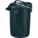 Poubelle 35 l plastique anthracite avec anse SULO