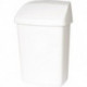 Poubelle à couvercle basculant H377xl246xP198 mm 10 l plastique blanc RUBBERMAID