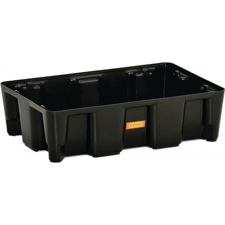 Bac collecteur 25 l L600xB400xH165 mm polyéthylène sans grille en PE polyéthylène sans grille en PE CEMO