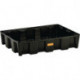 Bac collecteur 60 l L800xB600xH165 mm polyéthylène sans grille en PE CEMO