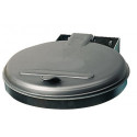 Poubelle l.400xP510 mm 120 l couvercle galvanisé (ME) VAR