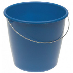 Seau 10 l plastique mélongé trié pas couleur anse métallique