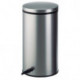 Poubelle à pédale 32 l D310xH570 mm tôle d’acier maillechort WESCO