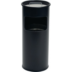 Combiné cendrier-poubelle D.260xH620 mm noir tôle d’acier DURABLE