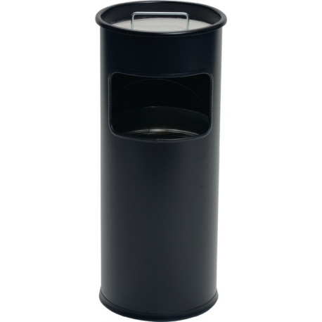 Combiné cendrier-poubelle D.260xH620 mm noir tôle d’acier DURABLE