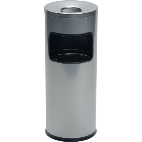 Combiné cendrier-poubelle D.250xH630 mm argent tôle d’acier DURABLE