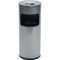 Combiné cendrier-poubelle D.250xH630 mm argent tôle d’acier DURABLE