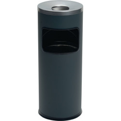 Combiné cendrier-poubelle D.250xH630 mm anthracite tôle d’acier DURABLE