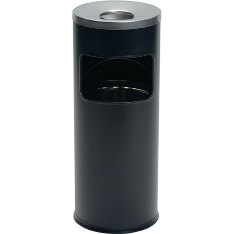 Combiné cendrier-poubelle D.250xH630 mm noir tôle d’acier DURABLE
