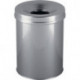 Poubelle H357xD.260 mm 15 l argent DURABLE