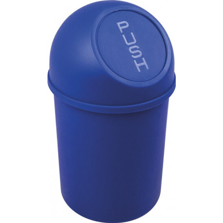 Poubelle H375xD.214 mm 6 l bleu HELIT
