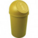 Poubelle H490xD.253 mm 13 l jaune HELIT