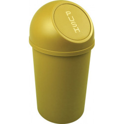 Poubelle H490xD.253 mm 13 l jaune HELIT