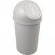 Poubelle H490xD.253 mm 13 l gris clair HELIT
