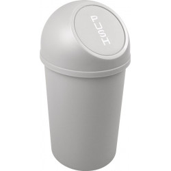 Poubelle H490xD.253 mm 13 l gris clair HELIT