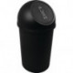 Poubelle H490xD.253 mm 13 l noir HELIT