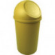 Poubelle H615xD.312 mm 25 l jaune HELIT